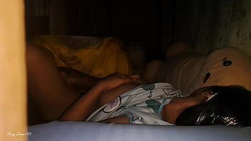 Yaya said she'll just sleep in my bed while my