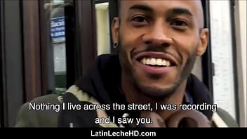 Amateur Black Latino Straight Guy Looking For Cash Gets Paid
