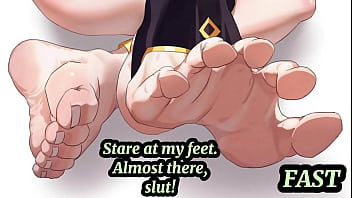 (Hentai JOI) 4 Minute Challenge: Feet and Armpit Worship PART2