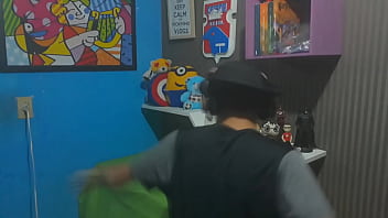 Naughty blonde and brunette walking in bikini on the beach,