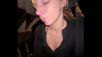 Sucking dick gets little slut too horny