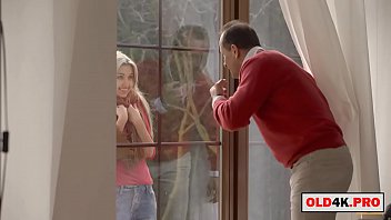 The pervert old man and the shy teen girl