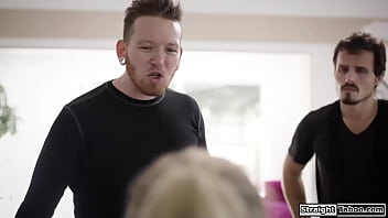 Burglars stumble upon the maid n dp her