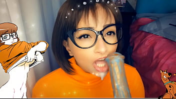 Velma & the Monster Creampie - Velma SUCKING yummy Monster's