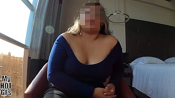Beautiful chubby Adriana comes for porn casting