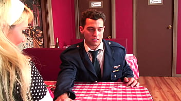 She loves the feeling when one cock just slides in