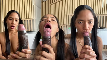 Look how Linda brunette enjoys the huge cock -amateur couple-