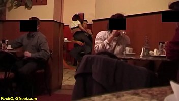 B. anal sex in a public coffee shop