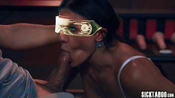 Horny big tits MILF Penny Barbe enjoyed the passionate virtual