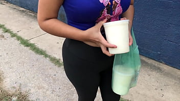 Woman goes out to the streets to sell to help