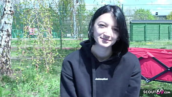 GERMAN SCOUT - First Anal Sex for Skinny Girl Madison