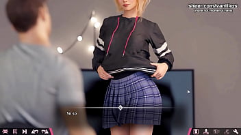 Double Homework | Hot 18yo blonde teen girlfriend with a