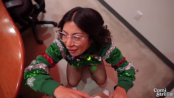 Big Titty Latina Coworker FUCKS me at Office Christmas Party