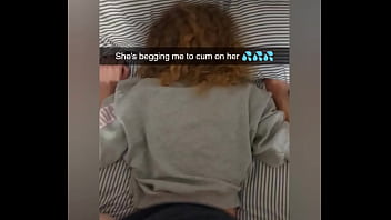 Cheating College Girlfriend Fucked On Snapchat to Pay Debt -