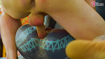 Pornstar Tattoo Artist gets Assfucked from Customer - hard Anal,