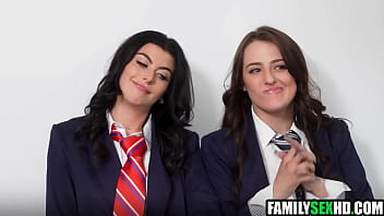 Step parents foursome fuck step daughters