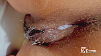 Ms Emma's Hairy Pussy is too TIGHT! I couldn't stop