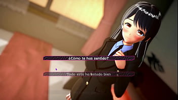 The maid lets me touch her all over - My