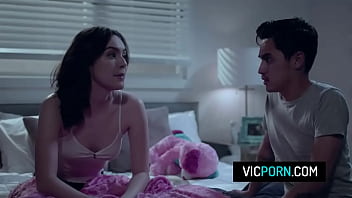 Cute teen Freya Parker fuck with her stepsister's boyfriend