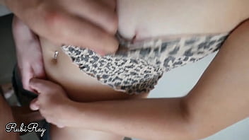 Step Sister begs for cum in her panties and Denim