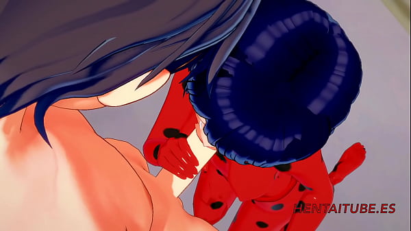 Miraculus Ladybug Hentai 3D - Ladybug handjob and blowjob with