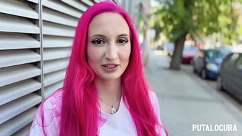 PutaLocura - Busty geek Victoria Arias caught for a very