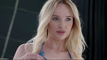  - Hot Blonde Model Kaisa Nord Sucks Off Her