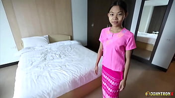 JohnTronX - Fucking a tight wet young Asian pussy in