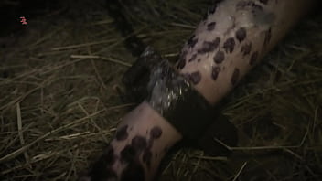 How a cute maid with saggy tits was used and