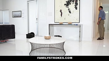 Latina stepmom with huge ass and big tits helps her