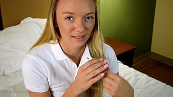 Molly Mae 19 year old newbie sucks and talks dirty