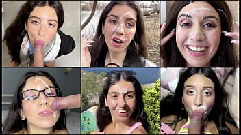 Facial Compilation Cum on Face Cumshot in Mouth Swallow Huge