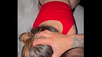 Thick sexy Latina deep throats veiny dick