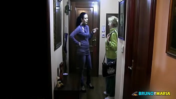 Maria and Her Friend: Lock the Supermarket Delivery Man. Fuck