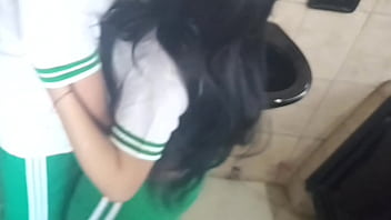 Homemade I Fuck My Classmate In The Bathroom During The