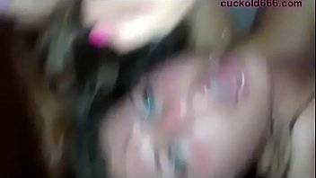 Slutty Busty Wife Squirting in Threesome with BBC at 