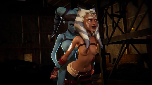 Ahsoka Tano gets creampied by Futa Aayla Secura - Star