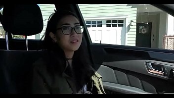 NERDY ASIAN TEEN FLASHES HER TITS IN PUBLIC AND FUCKED