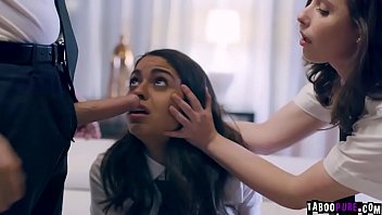 Virgin babe Casey Calvert invited by her classmate Vienna Black