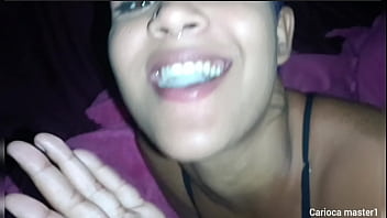 Naughty girl asked to drink milk and said it was