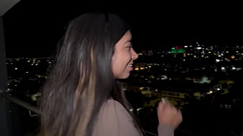 Mexican with perfect tits is fucked by a huge cock