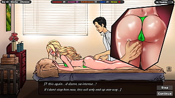 Old man's cock rubs through panties on virgin girl's pussy.