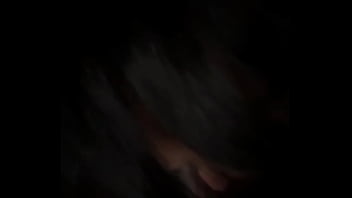 Step sister sucking BBC in car