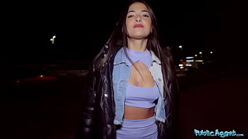 Public Agent Big ass Nuria Millan cheating public blowjob with