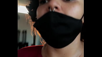 Gym hottie almost got caught while showing her giant tits