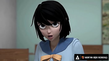 HENTAI SEX SCHOOL - Horny Stacked Principal MILF Gets Fucked