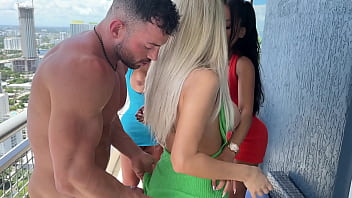 3 on 1 Interracial Foursome With Ema Karter, CJ Miles,