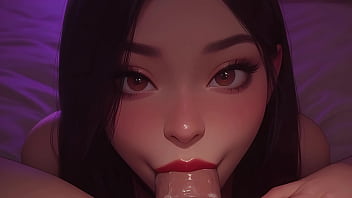 Please Cum In My Mouth - Young Asian Blowjob POV