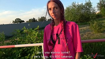 Crazy lost assistant missed bus & love ride on cock