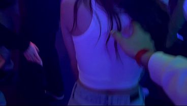 Risky public sex in a club. Met a stranger and